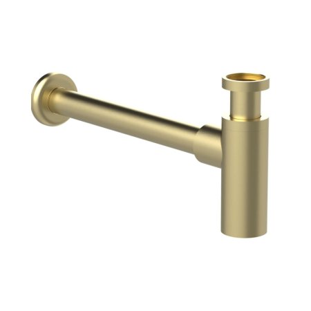 Roca Aqua Syfon umywalkowy butelkowy ozdobny PVD brushed gold z powłoką Everlux A5064070VA