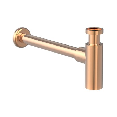 Roca Aqua Syfon umywalkowy butelkowy ozdobny PVD rose gold z powłoką Everlux A5064070RG