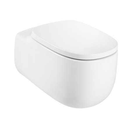 Roca Beyond Toaleta WC podwieszana 58x39,5 cm Rimless bez kołnierza biała A3460B7000