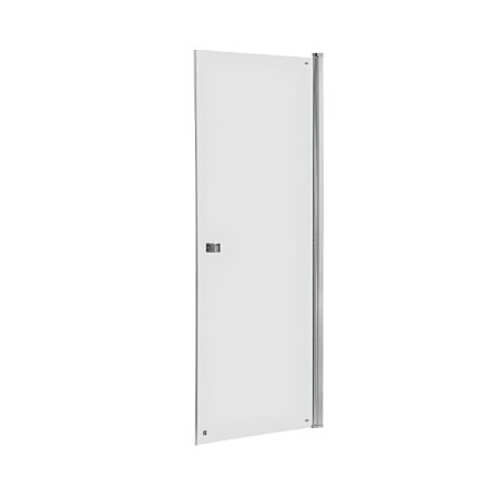 Roca Capital Drzwi prysznicowe uchylne 50x195 cm profile chrom szkło przezroczyste z powłoką MaxiClean AM4705012M