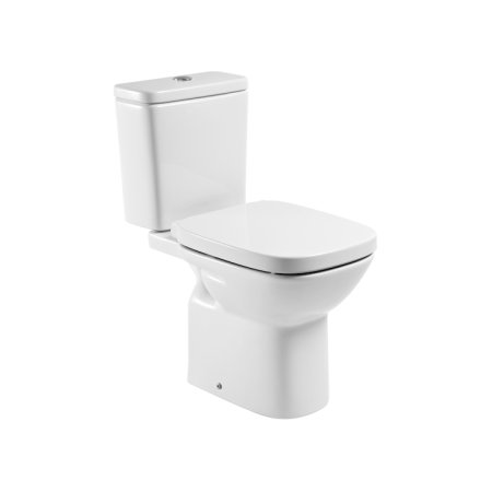 Roca Debba Toaleta WC kompaktowa 35,5x65,5x76 cm odpływ poziomy, biała A342997000