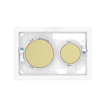 Roca Duplo S Klawisze do przycisku spłukującego PS3 PVD brushed gold A8904233VA
