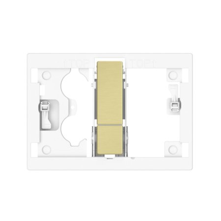 Roca Duplo S Klawisze do przycisku spłukującego PS4 PVD brushed gold A8904213VA