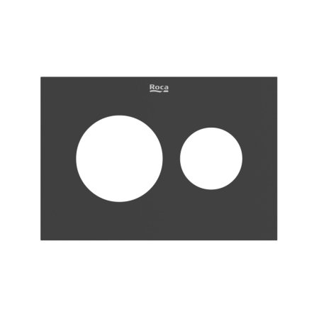 Roca Duplo S Panel przycisku spłukującego PS3 czarny mat A890523306
