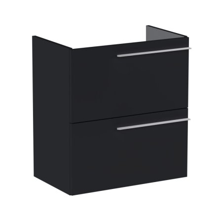 Roca Ella Compacto Szafka podumywalkowa 58,5x34,6x63,5 cm czarny mat A857778532