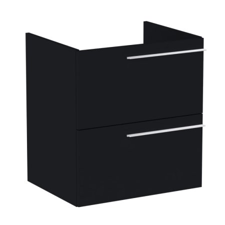 Roca Ella Szafka podumywalkowa 58,5x44,6x63,5 cm czarny mat A857769532