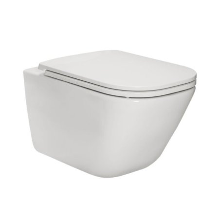 Roca Gap Toaleta WC podwieszana 54x35 cm Rimless bez kołnierza z powłoką biała A34647LS00