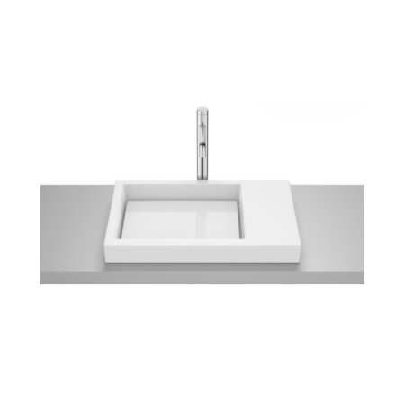 Roca Horizon Umywalka nablatowa 60x38 cm biała z powłoką Supraglaze A327275S0B
