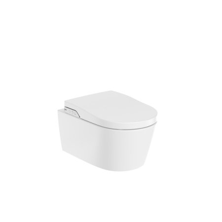 Roca Inspira Toaleta WC myjąca bez kołnierza z powłoką Supraglaze biała A803094001