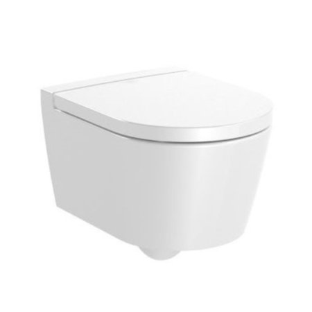 Roca Inspira Round Compacto Toaleta WC krótka 48x37 cm bez kołnierza biała A346528000