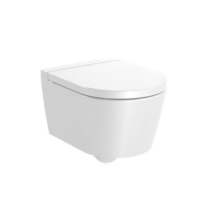 Roca Inspira Round Compacto Toaleta WC krótka 48x37 cm bez kołnierza biała A346528000