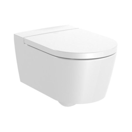 Roca Inspira Toaleta WC podwieszana 56x37 cm Rimless bez kołnierza z powłoką biała A346527S00