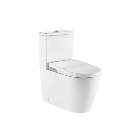 Roca Inspira Toaleta myjąca WC kompaktowa 68x39 cm Rimless bez kołnierza biała A80306L001