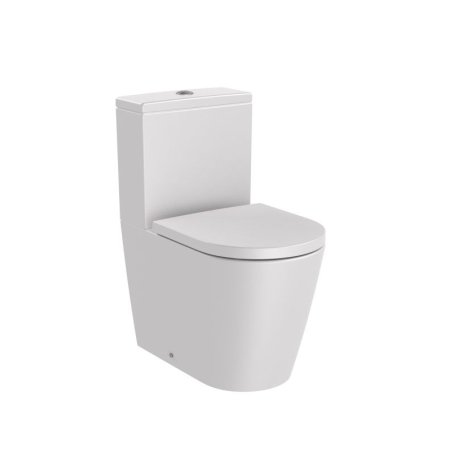 Roca Inspira Toaleta WC stojąca 60x37,5 cm kompaktowa bez kołnierza perłowa A342529630