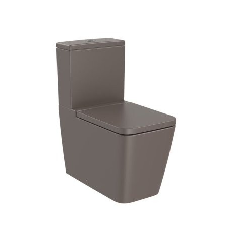 Roca Inspira Toaleta WC stojąca 64,5x37,5 cm kompaktowa bez kołnierza cafe A342536660