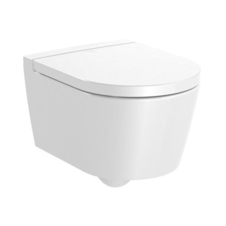 Roca Inspira Toaleta WC podwieszana 48x37 cm Rimless bez kołnierza z powłoką biała A346528S00