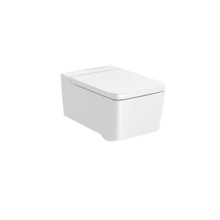 Roca Inspira Toaleta WC podwieszana 56x37 cm Rimless bez kołnierza z powłoką biała A346537S00