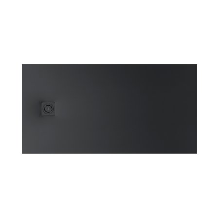 Roca Magma Brodzik prostokątny 100x90 cm czarny APE013E838403400
