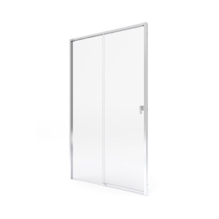 Roca Metropolis-N Drzwi przesuwne 140x 200 cm profile chrom szkło transparentne z powłoką MaxiClean AMP1314012M