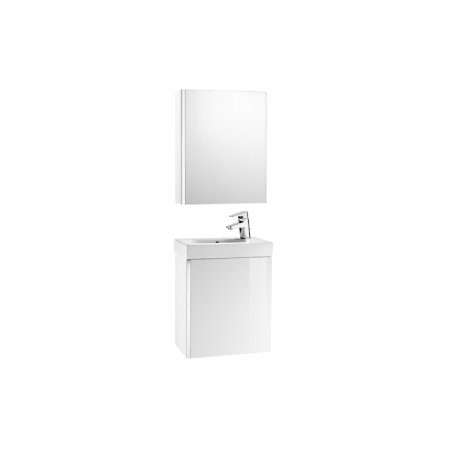 Roca Mini Zestaw łazienkowy 45x25x57,5 cm z lustrem, biały A855866806