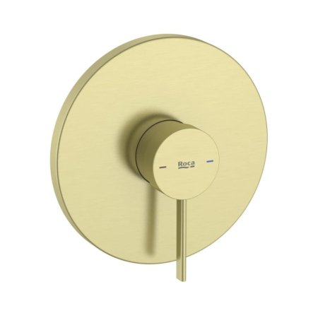 Roca Ona Bateria prysznicowa podtynkowa PVD brushed gold z powłoką Everlux A5A2B9EVA0