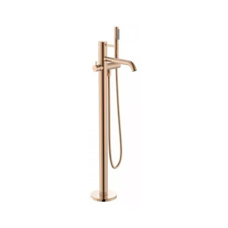 Roca Ona Bateria wannowa wolnostojąca PVD rose gold z powłoką Everlux A5A279ERG0
