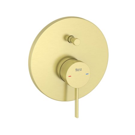 Roca Ona Bateria wannowo-prysznicowa podtynkowa PVD brushed gold z powłoką Everlux A5A0B9EVA0