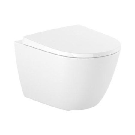 Roca Ona Toaleta WC podwieszana 48x36 cm Rimless bez kołnierza biała A346688000