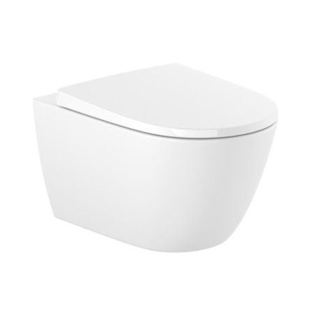 Roca Ona Toaleta WC podwieszana 53x36 cm Rimless bez kołnierza biała A346687000