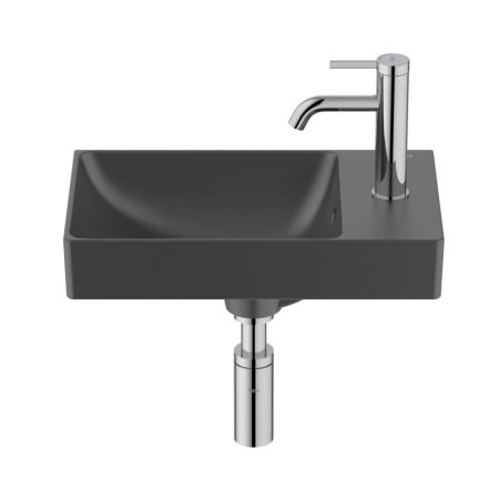 Roca Ona Umywalka wisząca 45x26 cm czarny mat A327681080