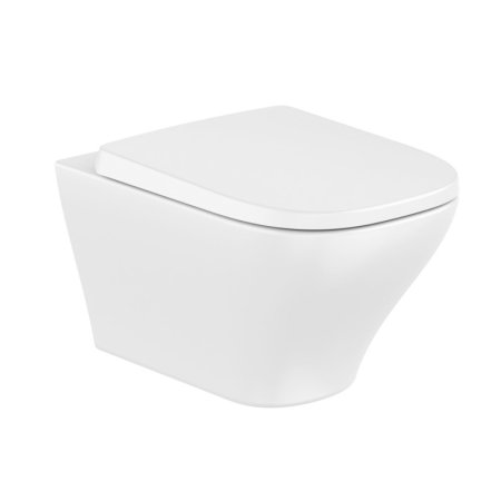 Roca Optica Toaleta WC Rimless Vortex bez kołnierza biały A346V13000
