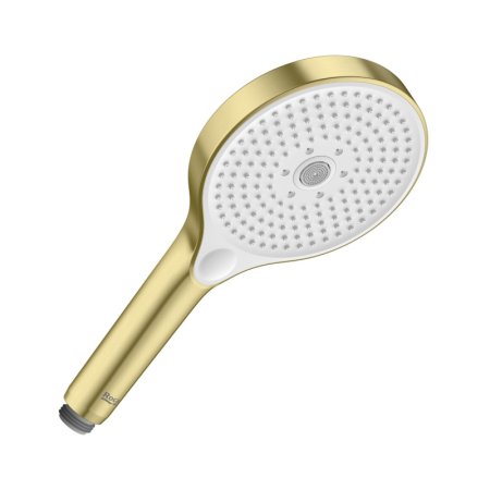 Roca Plenum Słuchawka prysznicowa PVD brushed gold z powłoka Everlux A5B8114VA0