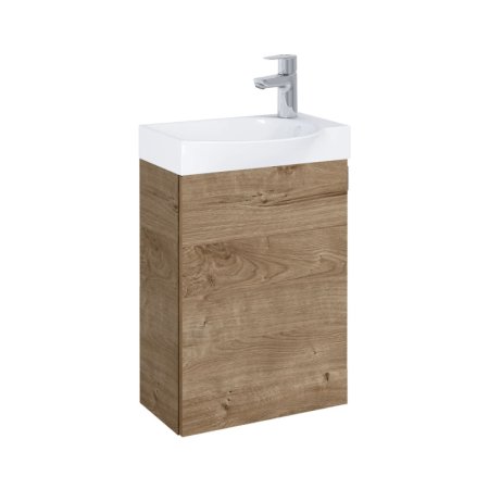 Roca Ravell Unik Zestaw szafka podumywalkowa 45,2x34,1x60 cm dąb Canela + umywalka meblowa biała A852448808