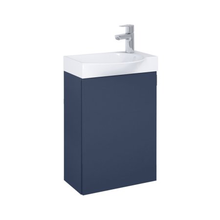 Roca Ravell Unik Zestaw szafka podumywalkowa 45,2x34,1x60 cm niebieski mat + umywalka meblowa biała A852448538