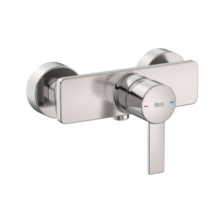 Roca Targa Bateria prysznicowa natynkowa PVD inox z powłoką Everlux A5A215FSM0