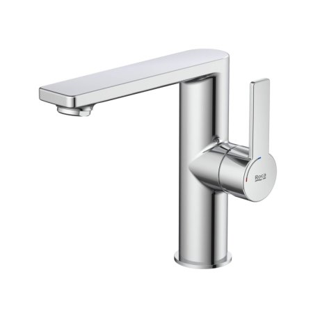 Roca Targa Bateria umywalkowa Cold Start z korkiem chrom z powłoką Evershine A5A405FC00