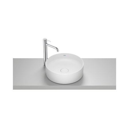 Roca Terra Umywalka nablatowa 39 cm biały mat A32787N620