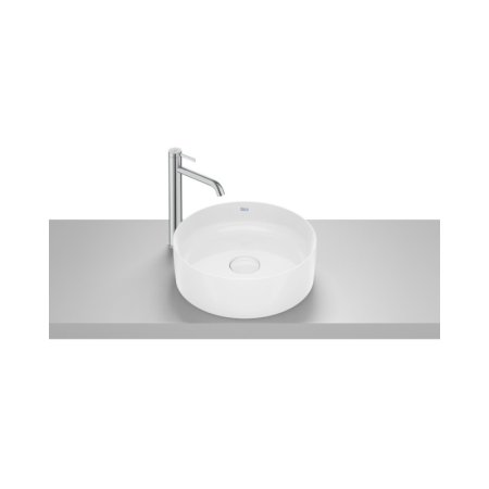 Roca Terra Umywalka nablatowa 39 cm biały z powłoką Supraglaze A32787NS00