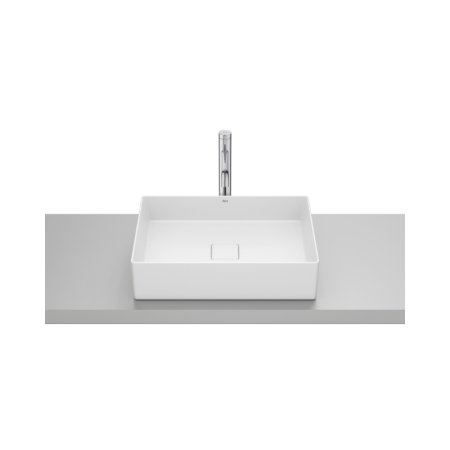 Roca Terra Umywalka nablatowa 51x36 cm biały matowy A32787Z620