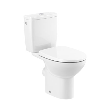 Roca Victoria Toaleta WC stojąca Rimless bez kołnierza kompakt biały A342V03000