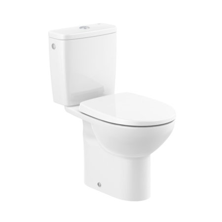 Roca Victoria Toaleta WC stojąca Rimless bez kołnierza kompakt biały A342V04000