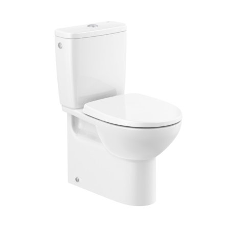Roca Victoria Toaleta WC stojąca Rimless bez kołnierza kompakt biały A342V05000