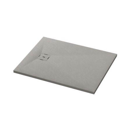 Ronal Calce Brodzik prostokątny 100x90 cm szary beton W31AS10009014