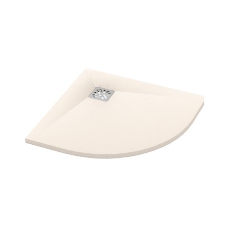 Ronal Dune Brodzik półokrągły 90x90 cm piasek W32R5509018