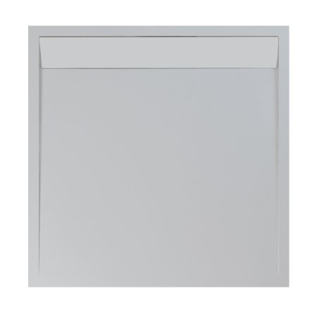 Ronal Sanswiss Ila Brodzik konglomeratowy kwadratowy 80x80 cm pokrywa biała, biały WIQ0800404