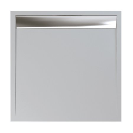 Ronal Sanswiss Ila Brodzik konglomeratowy kwadratowy 80x80 cm pokrywa połysk, biały WIQ0805004