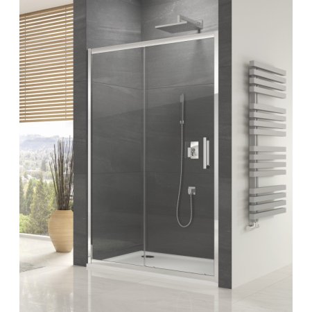 Ronal Sanswiss Ocelia OCES2 Drzwi prysznicowe przesuwne 120x190 cm, profile srebrny połysk szkło przezroczyste Aquaperle OCES21205007