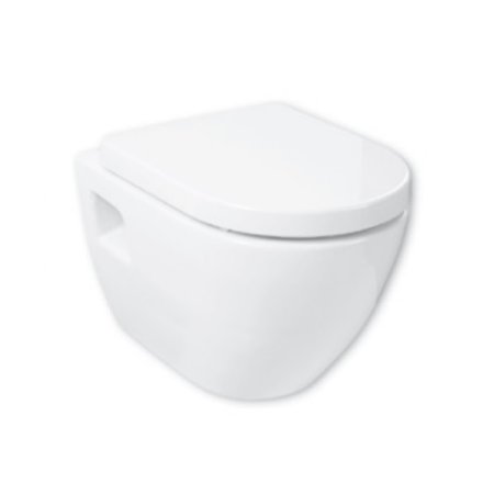 Sanitop Wingenroth Style Start Toaleta WC podwieszana z deską sedesową wolnoopadającą i matą wygłuszającą, biały 046152