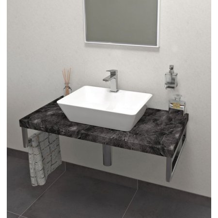 Sapho Avice Blat pod umywalkę 100x49,5 cm kamień łupany AV109