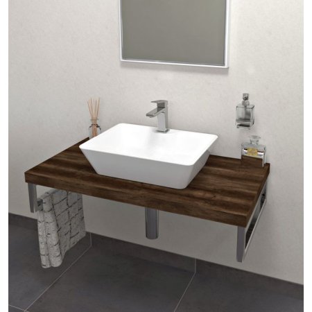 Sapho Avice Blat pod umywalkę 110x49,5 cm ciemny dąb AV1111